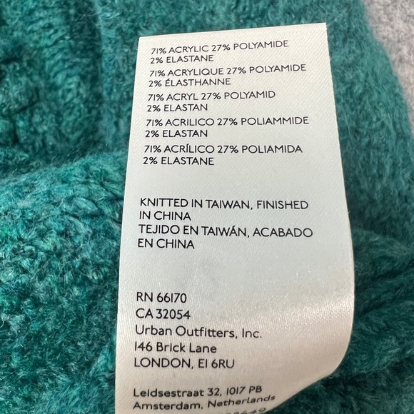 Free People Bradley Sweater Womens Medium Green Pullover Alpine Heather - Picture 13 of 14